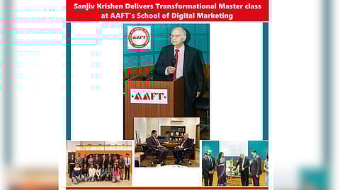 Sanjiv Krishen Shares Leadership & Growth Insights at AAFT Digital Marketing School