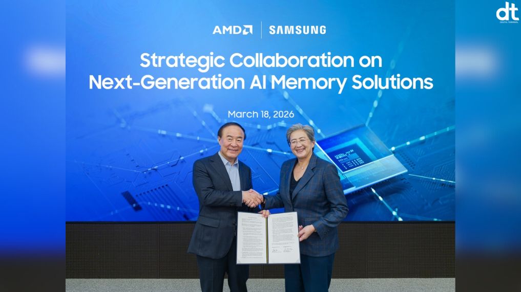 Samsung Electronics Vice Chairman & CEO Young Hyun Jun (left) and AMD Chair and CEO Dr. Lisa Su