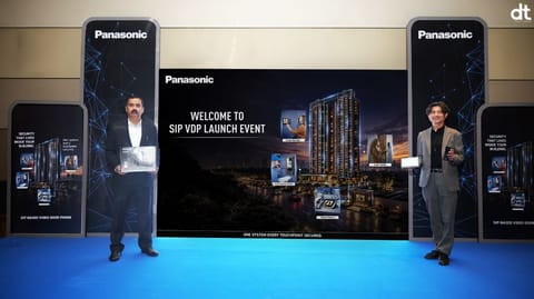 L-R, Gunjan Sachdev, AD & National Business Chief, Security Solutions, PLSIND & Tomo Kazuya, Chief Business Planning, Panasonic Entertainment & Communication Co. Ltd