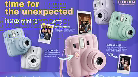 Fujifilm Unveils Instax Mini 13 With Rounded Design And Enhanced Instant Photography Experience