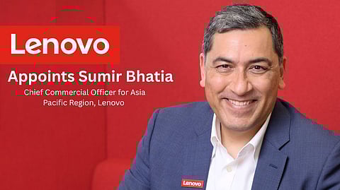 Lenovo Appoints Sumir Bhatia Chief Commercial Officer for Asia Pacific Region