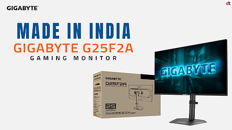GIGABYTE Launches First ‘Made in India’ G25F2A Gaming Monitor with 120% sRGB Color Gamut