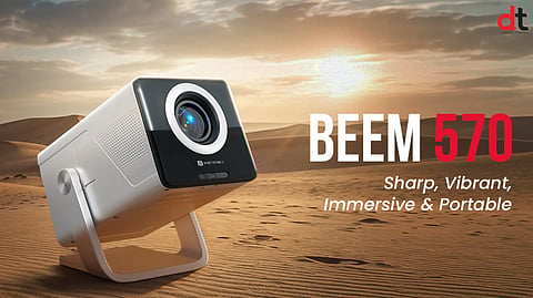 Portronics Launches Beem 570 Smart Projector with 1080p Display and OTT Streaming Support