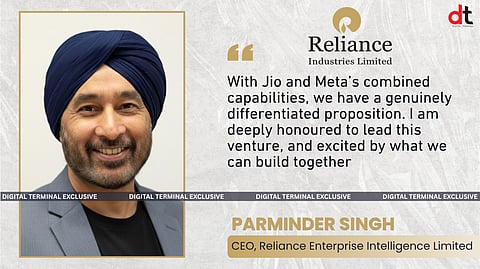 Parminder Singh Takes Charge as CEO of Reliance Enterprise Intelligence Limited