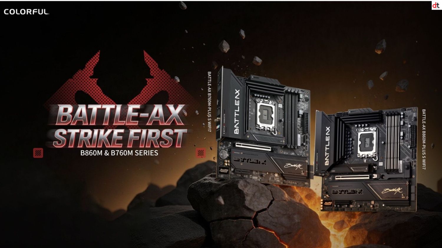 COLORFUL Launches BATTLE-AX B860M and B760M Motherboards with Wi-Fi 7 Support