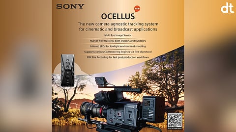 Sony India Launches OCELLUS Camera Tracking System for Advanced AR and Virtual Production