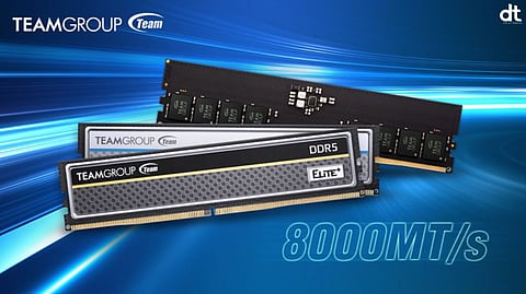 TEAMGROUP Expands DDR5 Portfolio with 8000 MT/s ELITE Series Desktop Memory