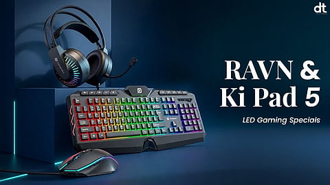 Portronics Launches RAVN Gaming Headset & Ki-Pad 5 Keyboard & Mouse Combo