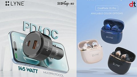 Lyne Originals Expands Startup Series with New TWS Earbuds and 145W Car Charger