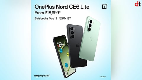 OnePlus Nord CE6 Lite Goes on Open Sale in India Starting Tomorrow at ₹18,999