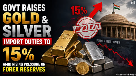 Govt Raises Gold and Silver Import Duties to 15% Amid Rising Pressure on Forex Reserves
