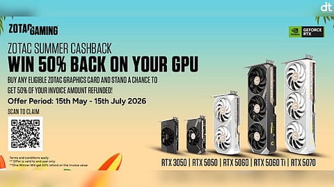 ZOTAC Launches Summer Cashback Campaign Offering Up to 50% Back on GPU Purchases