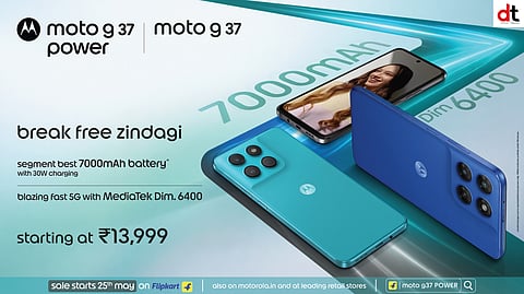 Motorola Launches moto g37 Series with Segment’s Biggest 7000mAh Battery and Fast 5G Performance