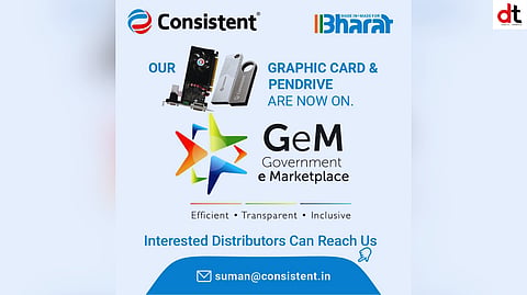 Consistent Makes Graphic Cards and Pen Drives Available on Government e-Marketplace