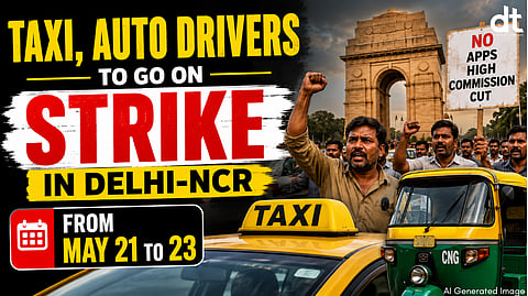 Taxi and Auto Unions Announce 3-Day Strike in Delhi-NCR Over Fare Hike Demands