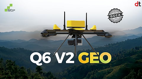ideaForge Secures DGCA Certification for Q6 V2 GEO Enterprise Mapping Drone