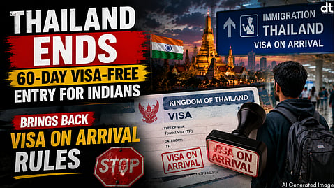 Thailand Ends 60-Day Visa-Free Entry for Indians, Brings Back Visa on Arrival Rules