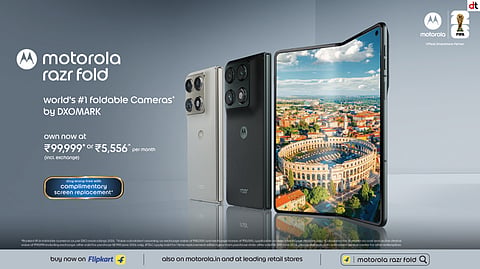 Motorola razr fold Goes on Sale in India with DXOMARK Gold Label Camera