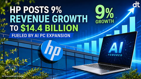 HP Reports 9% Revenue Growth to $14.4 Billion as AI PC Demand Accelerates