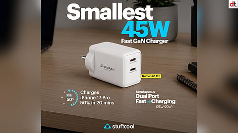 Stuffcool Launches India’s First AVS Compatible 45W GaN Chargers