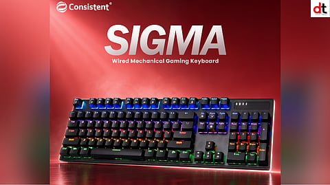 Consistent Launches Sigma Wired Mechanical Gaming Keyboard In India