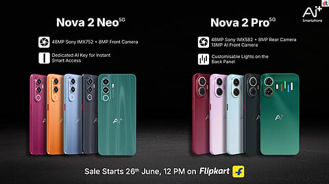 Ai+ Smartphone Opens Sales for Nova 2 Pro and Nova 2 Neo in India