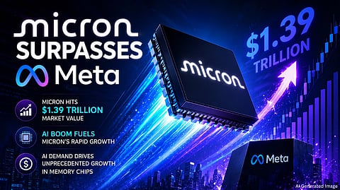 Micron Surpasses Meta in Market Value Due to AI Boom