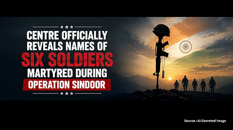 Centre Officially Reveals Names of Six Soldiers Martyred During Operation Sindoor