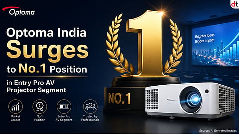 Optoma India Becomes No. 1 Brand In Entry Pro AV Projector Segment With 21.52% Share