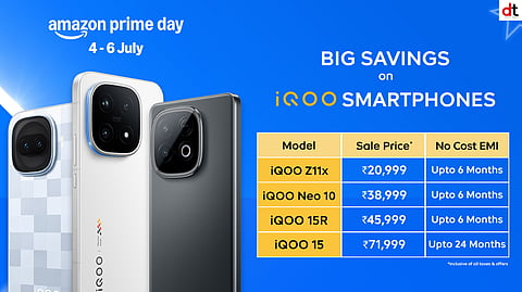 iQOO Announces Exclusive Prime Day Deals on Popular 5G Smartphones