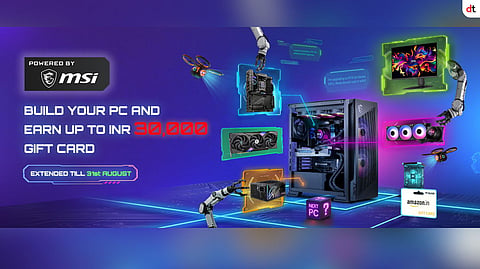 MSI Extends Powered By MSI Promotion, Offers Amazon Vouchers Worth Up to ₹30,000