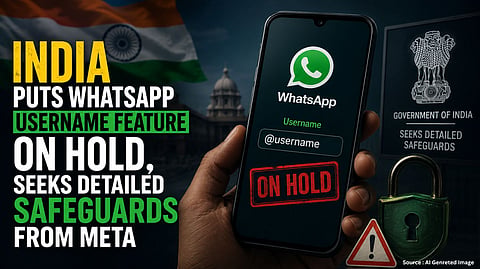 India Puts WhatsApp Username Feature on Hold, Seeks Detailed Safeguards from Meta