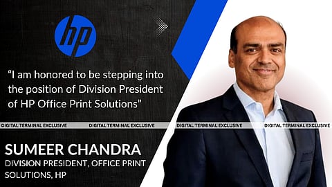 HP Appoints Sumeer Chandra as Division President of Office Print Solutions