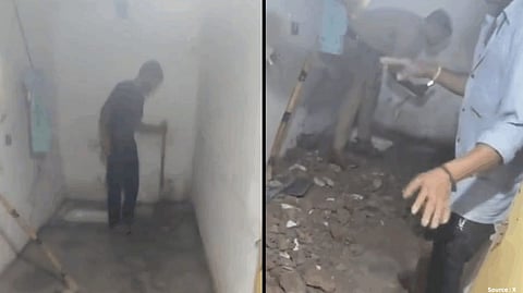 Agra Horror: Missing Man's Body Found Buried Beneath Bathroom Floor After 45 Days; Wife Arrested