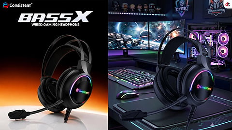 Consistent Unveils BassX Gaming Headphone for Immersive Audio and Clear Voice Chat