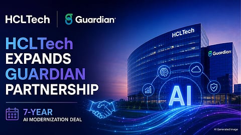 HCLTech Expands Guardian Partnership with 7-Year AI Modernization Deal
