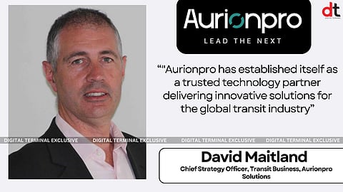 Aurionpro Appoints David Maitland as Chief Strategy Officer for Its Transit Business