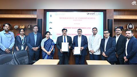Bharat Electronics Limited and Esri India Partner to Strengthen India's Defence Capabilities