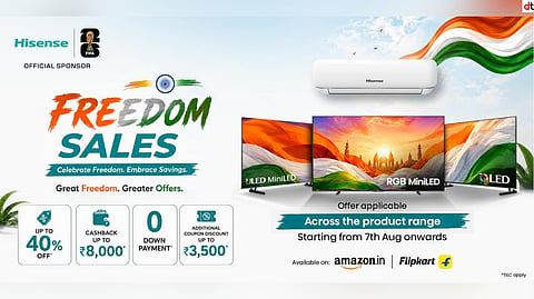 Hisense and Toshiba TV Announce Special Independence Day Offers on Amazon, Flipkart