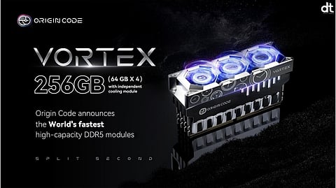 Origin Code Unveils VORTEX DDR5 Memory with Up to 256GB Capacity for High-Performance Computing