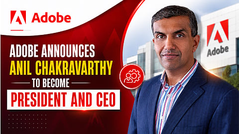 Adobe Elevates Anil Chakravarthy to CEO Role, Shantanu Narayen to Become Executive Chair  