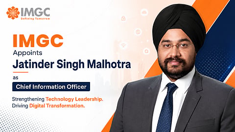 IMGC Appoints Jatinder Singh Malhotra as Chief Information Officer