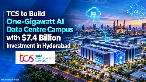 TCS Commits $7.4 Billion to Build One-Gigawatt AI Data Centre Campus in Hyderabad