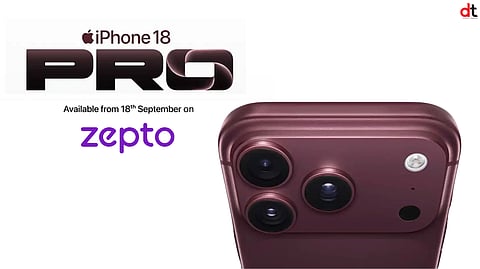 iPhone 18 Pro, Pro Max and AirPods 5 Available on Zepto Across Four Cities