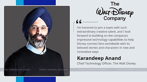 The Walt Disney Appoints Karandeep Anand as its First Chief Technology Officer