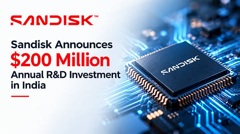 Sandisk Deepens India Focus With $200 Million Annual R&D Investment