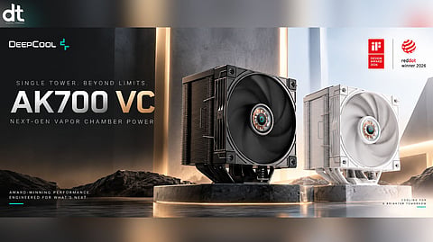 DeepCool Launches AK700 VC Air Cooler With Universal RAM Compatibility