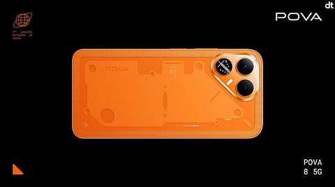 POVA 8 5G Adds Plasma Orange to Its Stylish Design With Alive Matrix Display