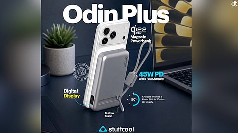 Stuffcool Unveils Odin Plus 10,000mAh Powerbank with 25W Qi2.2 Charging