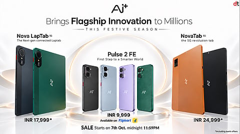Ai+ Smartphone Expands Portfolio with Pulse 2 FE, NovaTab and LapTab Ahead of Diwali